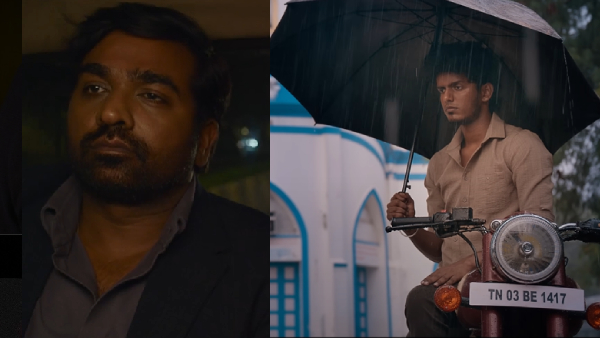 Vijay Sethupathi Gives Advice To KPY Bala at Gandhi Kannadi Movie Promotion Vijay Sethupathi Gives Advice To KPY Bala at Gandhi Kannadi Movie Promotion