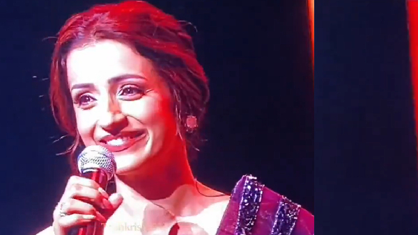 Trisha Wishes To tvk Vijay At SIIMA 2025 For To His Political Journey - Watch