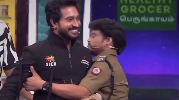 Vijay TV KPY Mohamed Kuraishi Trolls Madhampatty Rangaraj On COOK With Comali Season 6 - Video