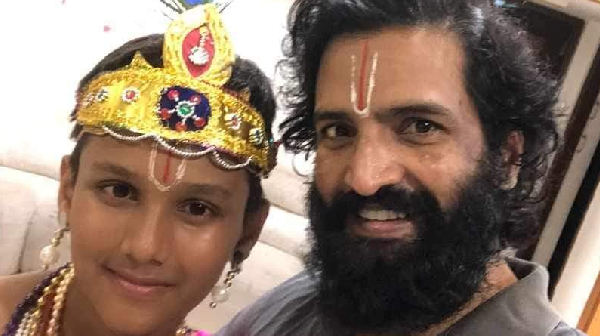 Santhanam s Son Nipun poses with Actor Suriya at a function photo goes trending