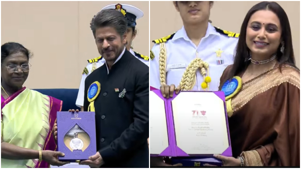 Shah Rukh Khan Rani Mukerji Vikrant Massey National Awards Shah Rukh Khan Rani Mukerji Vikrant Massey National Awards