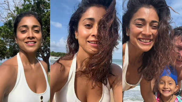 Mirai Teja Sajja Mom actor Shriya Saran enjoys holiday at Srilanka with her family