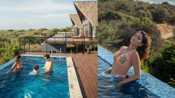 Actress Shriya Saran enjoys her birthday month with family at Sri Lanka and shares some glam pics