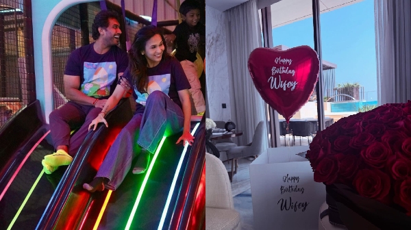 Soundarya Rajinikanth shares her birthday celebration and husband cute surprise pics Soundarya Rajinikanth shares her birthday celebration and husband cute surprise pics