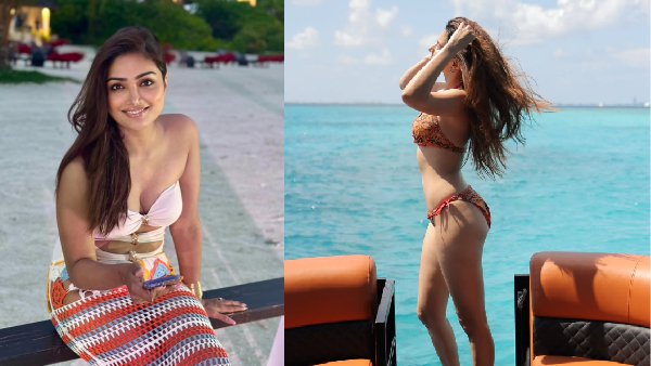 Anegan heroines Amyra Dastur and Aishwarya Devan glam war at Maldives