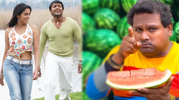Watermelon Diwakar and Vj Parvathy recreate Ghajini Song and Suriya fans triggered