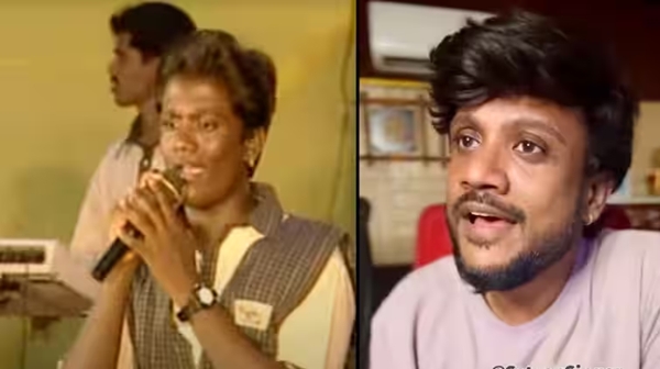 Playback singer Sathyan thanks Mari Selvaraj for giving him the opportunity to sing a song in the movie Bison Playback singer Sathyan thanks Mari Selvaraj for giving him the opportunity to sing a song in the movie Bison