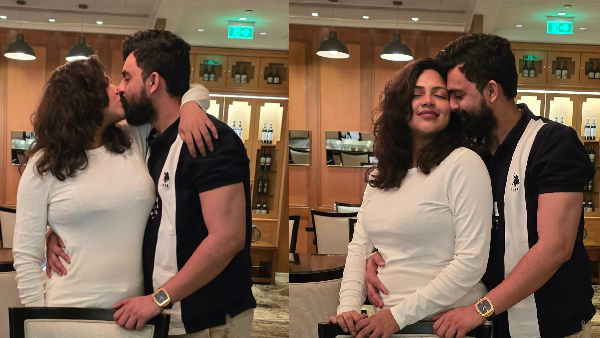 Amala Paul Celebrates 34th Birthday Her Husband Shares Her Unseen Photos With Wine Bottle