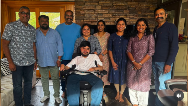 Vijay tv Neeya Naana Gobinath Meets Nepoleon Family At America Video Vijay tv Neeya Naana Gobinath Meets Nepoleon Family At America Video