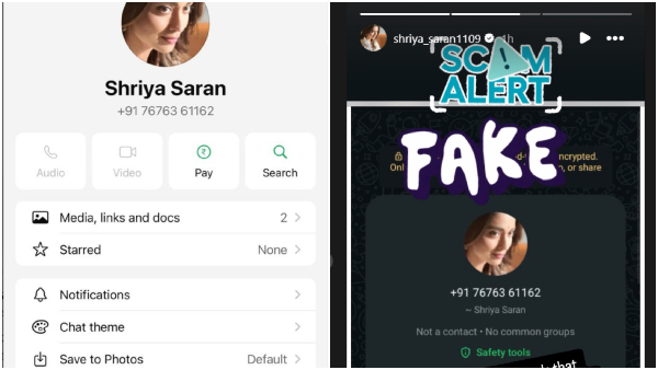 Shriya Saran scam