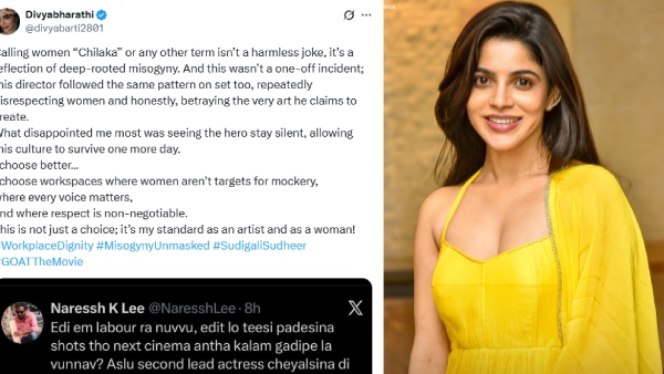 GOAT Actress Divyabharathi slams Telugu Director Naresh Kuppili