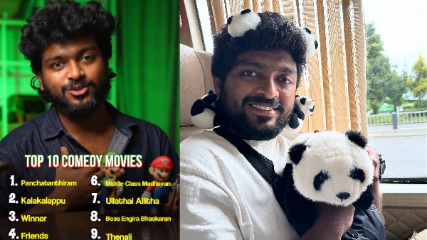 Aaromaley Actor Dragon fame Hashrath Khan listed his top 10 Comedy Movies at Irfan show Aaromaley Actor Dragon fame Hashrath Khan listed his top 10 Comedy Movies at Irfan show
