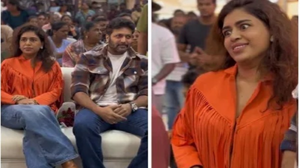 Ravi Mohan Captured Enjoying Kenisha s Dance at a Recent Show