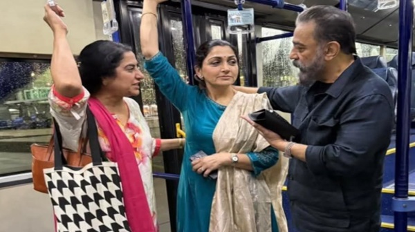 After Sundar C quits Thalaivar 173 Khushboo Meets Kamal haasan