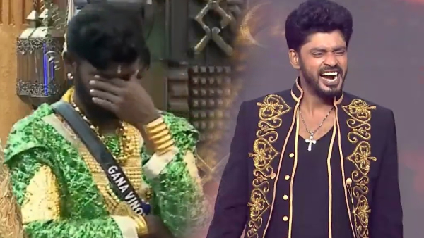 Bigg Boss Tamil 9 Gana Vinoth Cried After Bigg Boss Advice And BB Remembers Sandy Master