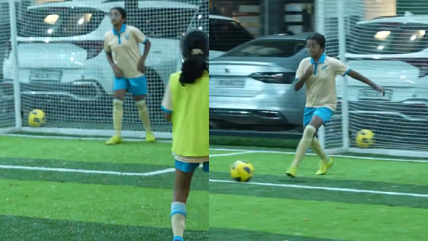 Ajithkumar Son Aadvik Ajithkumar and Sivakarthikeyan Daughter Aaradhana Sivakarthikeyan Plays Football Video