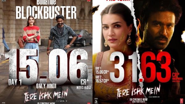 Tere Ishk Mein Day 2 Official Box Office Detailas Shared By Dhanush Which is Crossed 31 Crores