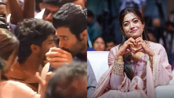 Vijay Deverakonda kissed Rashmika Mandanna at The GIrlfriend Success meet Vijay Deverakonda kissed Rashmika Mandanna at The GIrlfriend Success meet