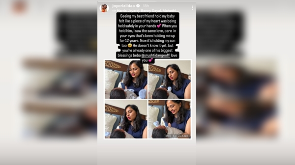 Srushti Dange Becomes the First Actress to Visit Joy Crizildaa Son