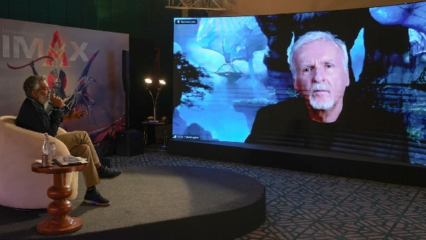 James Cameron and SS Rajamouli fun banter for both Avatar Fire and Ash and Varanasi movies