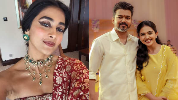 Jana Nayagan Audio Launch Vijay praises Pooja Hegde Mamitha Baiju H Vinoth and all the crew