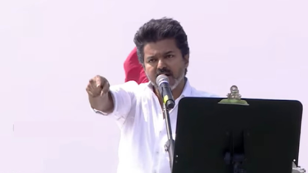 TVK Vijay Condemns Fan Boy Who Going Up To Lamp Post And Ask Flying Kiss