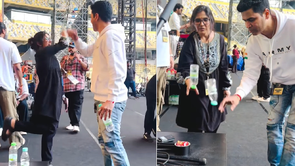 Jana Nayagan Audio Launch Singers Anuradha Sriram And Krish Funny Time Playing Video Jana Nayagan Audio Launch Singers Anuradha Sriram And Krish Funny Time Playing Video