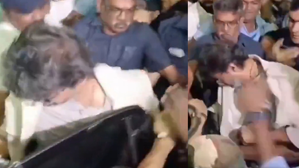 Thalapathy Vijay Fall Down At Chennai Airport Vijay pushed By Someone Says Prasanth Rangasamy