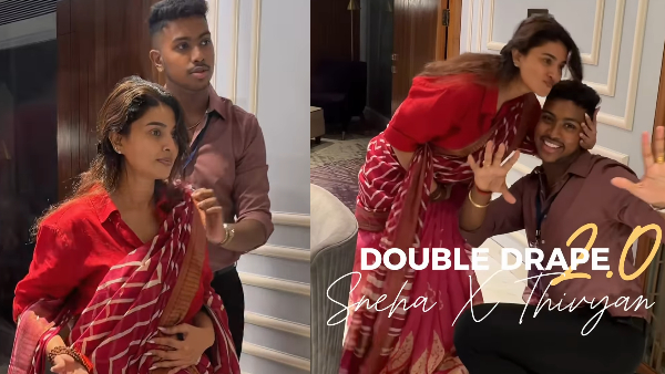 From Trisha to Sneha prefers Divyan Jayaruben for their Saree Drapping