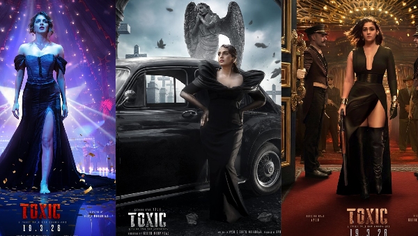 Nayanthara s stunning Ganga Character poster from Toxic movie revealed by Yash now Nayanthara s stunning Ganga Character poster from Toxic movie revealed by Yash now