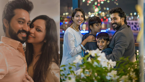 Madhampatty Rangaraj Celebrates 2026 New Year With His First Wife And Sons