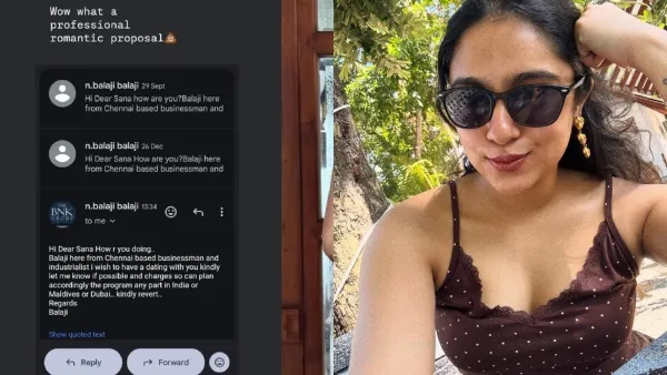 Actress sana althaf actress leaked shocking email screenshots About Harassment From Chennai Businessman