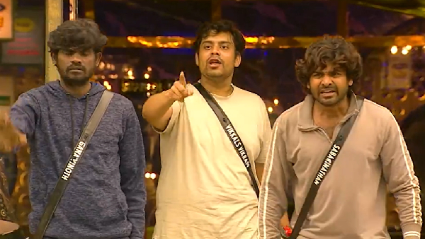 Bigg Boss Tamil Season 9 Ticket To Finale Task Fight Between Kamarudin Vikkals Vikram and Sabari Bigg Boss Tamil Season 9 Ticket To Finale Task Fight Between Kamarudin Vikkals Vikram and Sabari
