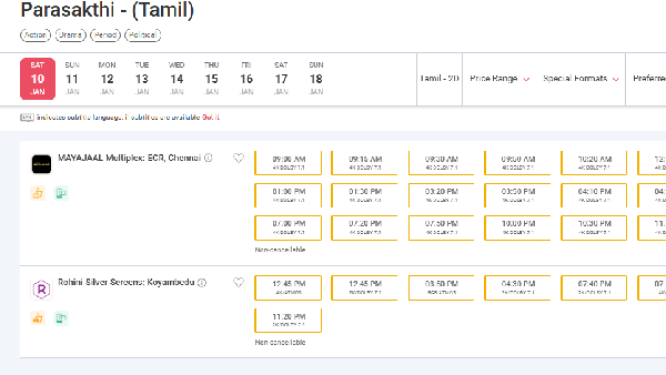 Sivakarthikeyan Parasakthi Movie Starts Booking Before Vijay Jana Nayagan Censor Issue Setteled