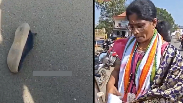 Lady Who Try To Attack Vairamuthu and Threw Her Two Slippers towards Him At Tiruppur