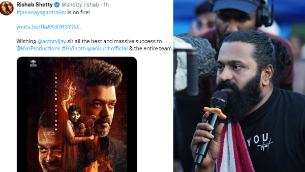 Jana Nayagan trailer is on fire - Rishab Shetty sends wishes to VIjay for big success
