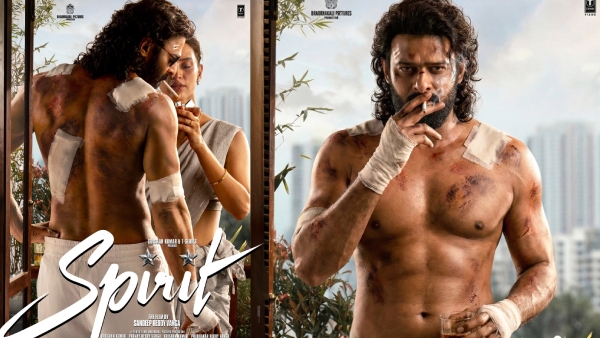 Fans compares Prabhas s Spirit look with Arthanareeswarar ideology