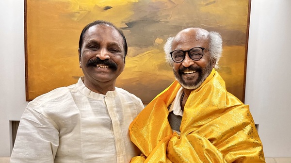 Did Rajinikanth Discuss Vijay s Politics Vairamuthu s Tweet Fuels Speculation Did Rajinikanth Discuss Vijay s Politics Vairamuthu s Tweet Fuels Speculation