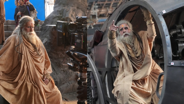 Kamal Haasan and Amitabh Bachchan hugs at Kalki part 2 shooting spot Kamal Haasan and Amitabh Bachchan hugs at Kalki part 2 shooting spot