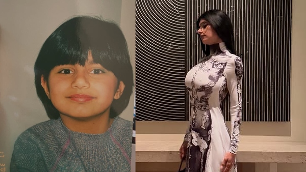 Mia Khalifa shares her childhood photos and 33rd birthday celebration pics