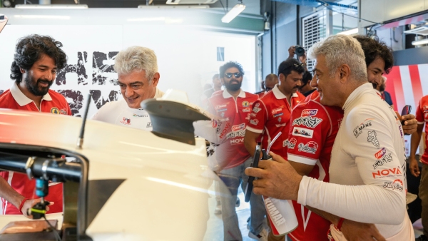 Sivakarthikeyan Shares Exclusive Photos With Ajithkumar At Dubai Racing Track - Pure Fan Boy Moments