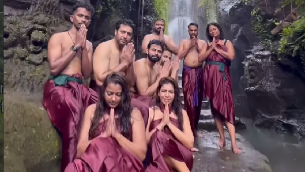 Ravi Mohan Keneeshaa Went Devotional Place at Bali Video Attracts Mass