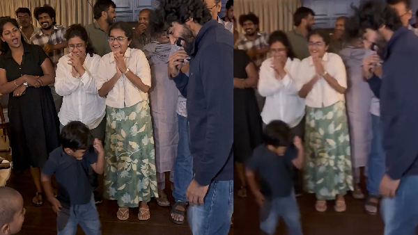 Sivakarthikeyan celebrated his birthday with a joyful dance alongside son Gugan The heartwarming video is now going viral on social media