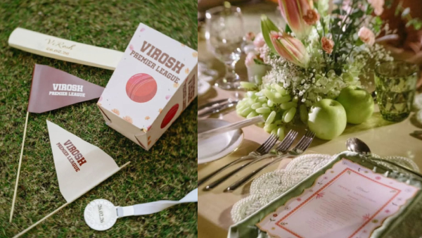 ViRosh Premier League Rashmika Mandanna and Vijay Deverakonda Turn Captains for Their Wedding Cricket Match ViRosh Premier League Rashmika Mandanna and Vijay Deverakonda Turn Captains for Their Wedding Cricket Match