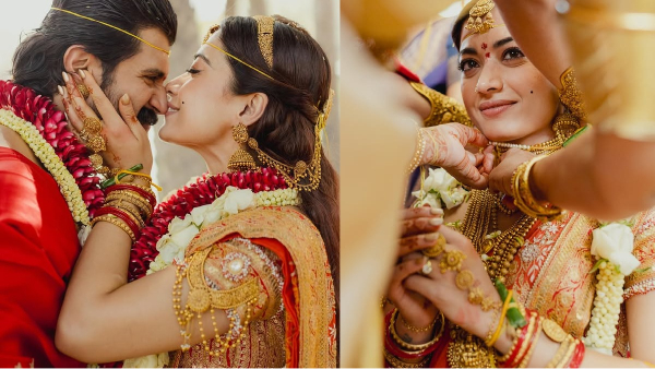 Rashmika Mandanna drops tears while VIjay Deverakonda ties knot to her photos goes viral Rashmika Mandanna drops tears while VIjay Deverakonda ties knot to her photos goes viral