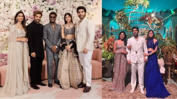 Atlee Lokesh Kanagaraj Rashmika and many more celebrities attends Allu Sirish Wedding Reception Atlee Lokesh Kanagaraj Rashmika and many more celebrities attends Allu Sirish Wedding Reception