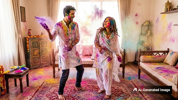 Popular Actor celebrate holi with his secret lover without dress and took private photos too Popular Actor celebrate holi with his secret lover without dress and took private photos too