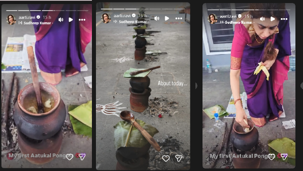 Aarti Ravi Attukal Pongala Prayers at Kerala s Famous Bhagavathi Temple Amid Personal Challenges