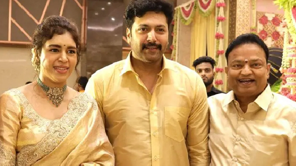 Vijay Trisha Krishnan Matching Outfit at Wedding Sparks Debate Netizens Compare With Ravi Mohan Kenisha Francis