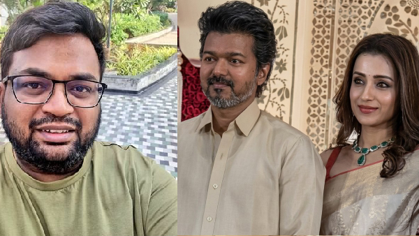 Vijay Trisha Krishnan Wedding Appearance Triggers Political amp amp Social Debate Prashanth Rangaswamy Criticizes Vijay Over Divorce Controversy